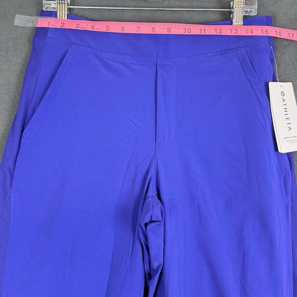 NWT Athleta Brooklyn Lined Pants Purple/ Noble Blue Sz: 8  #467191-02 NWT - Picture 10 of 15